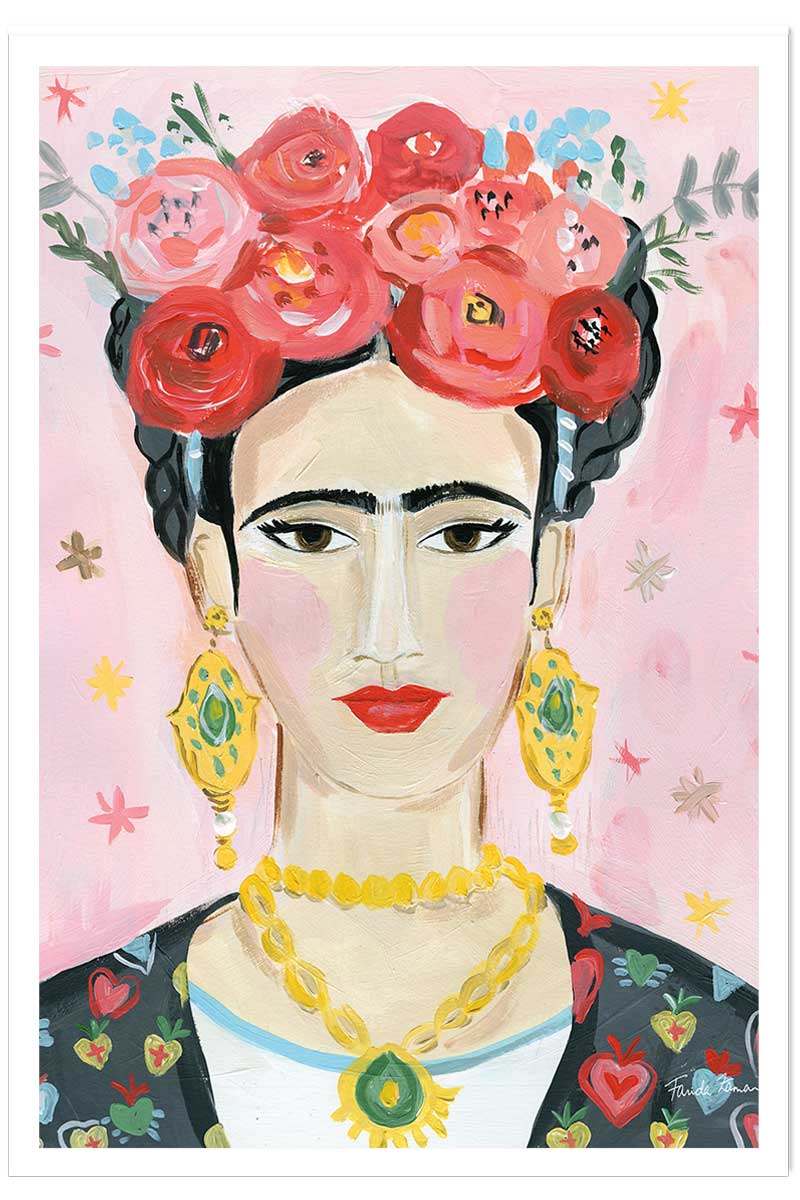 Affiche mode Hommage à Frida, HEXOA