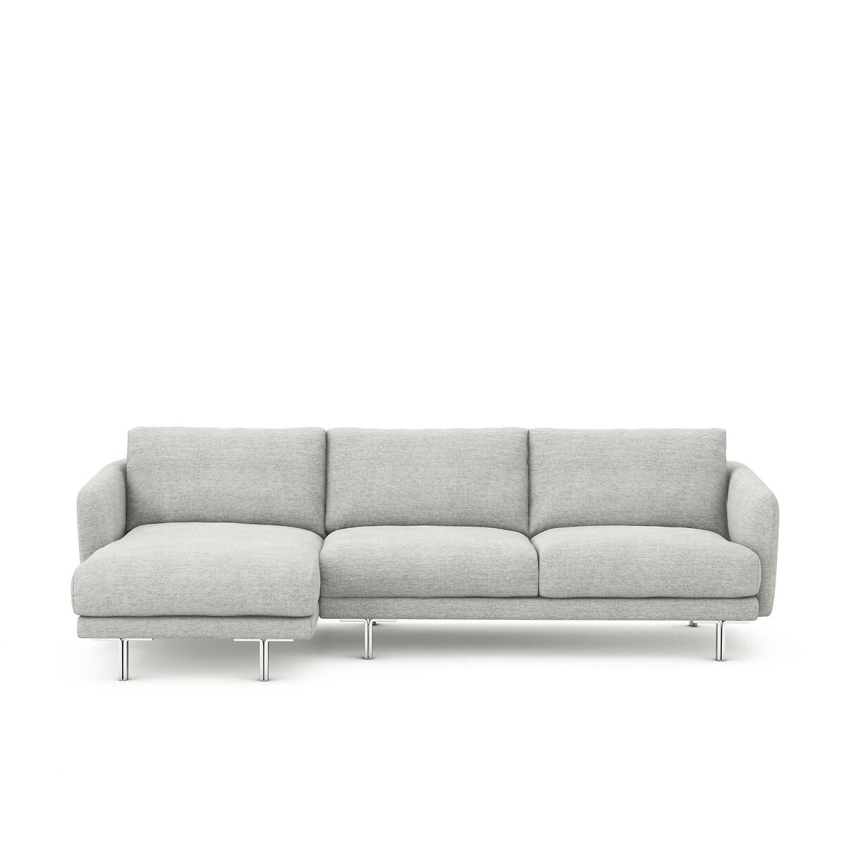 Sofá cama de tejido texturizado de 2 plazas, cosico gris claro La Redoute  Interieurs