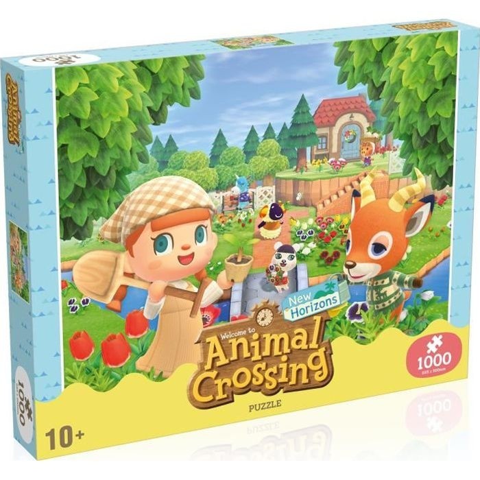Puzzle 1000 Pièces - Animal Crossing, WINNING MOVES