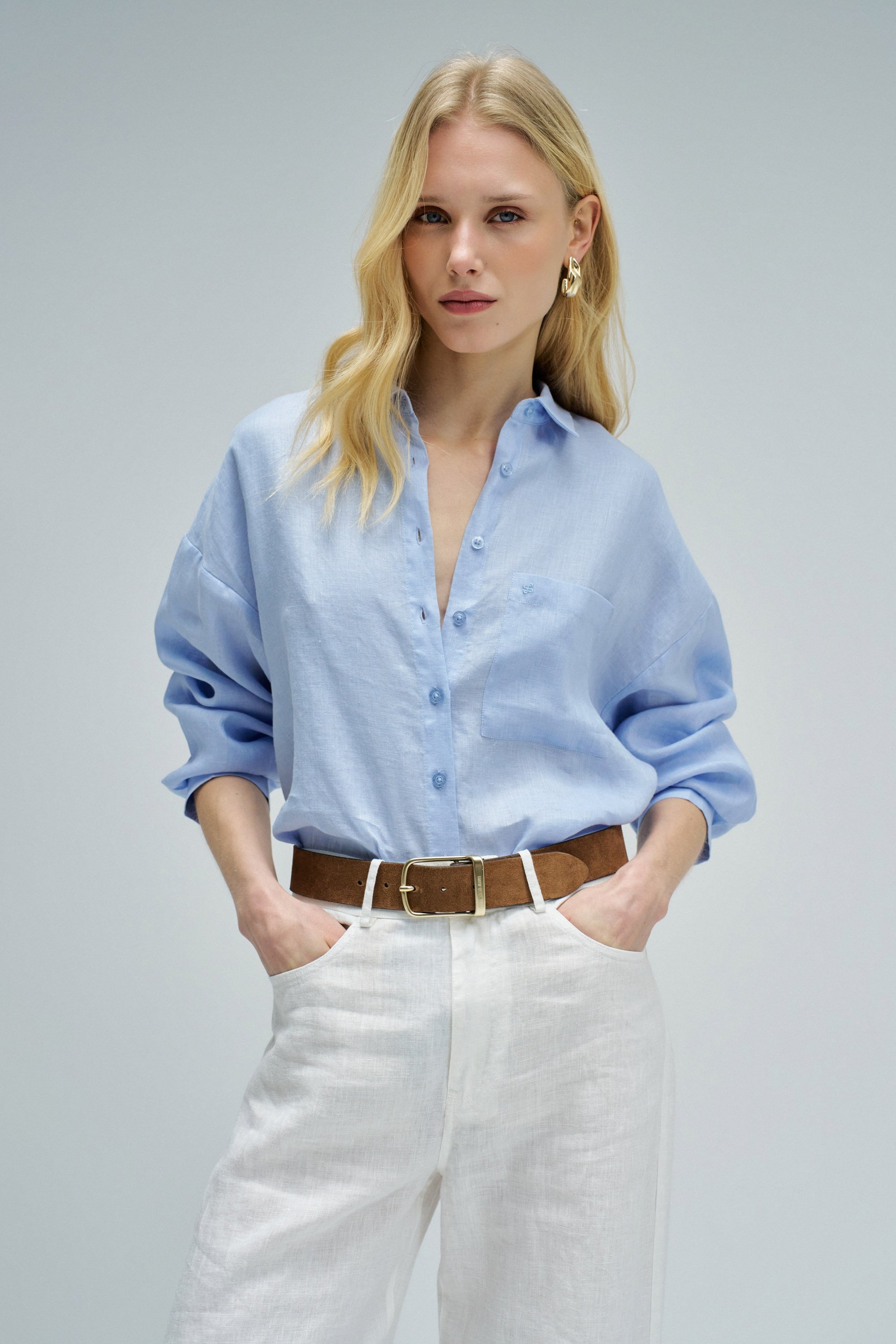 CHEMISE EN LIN, SALSA JEANS