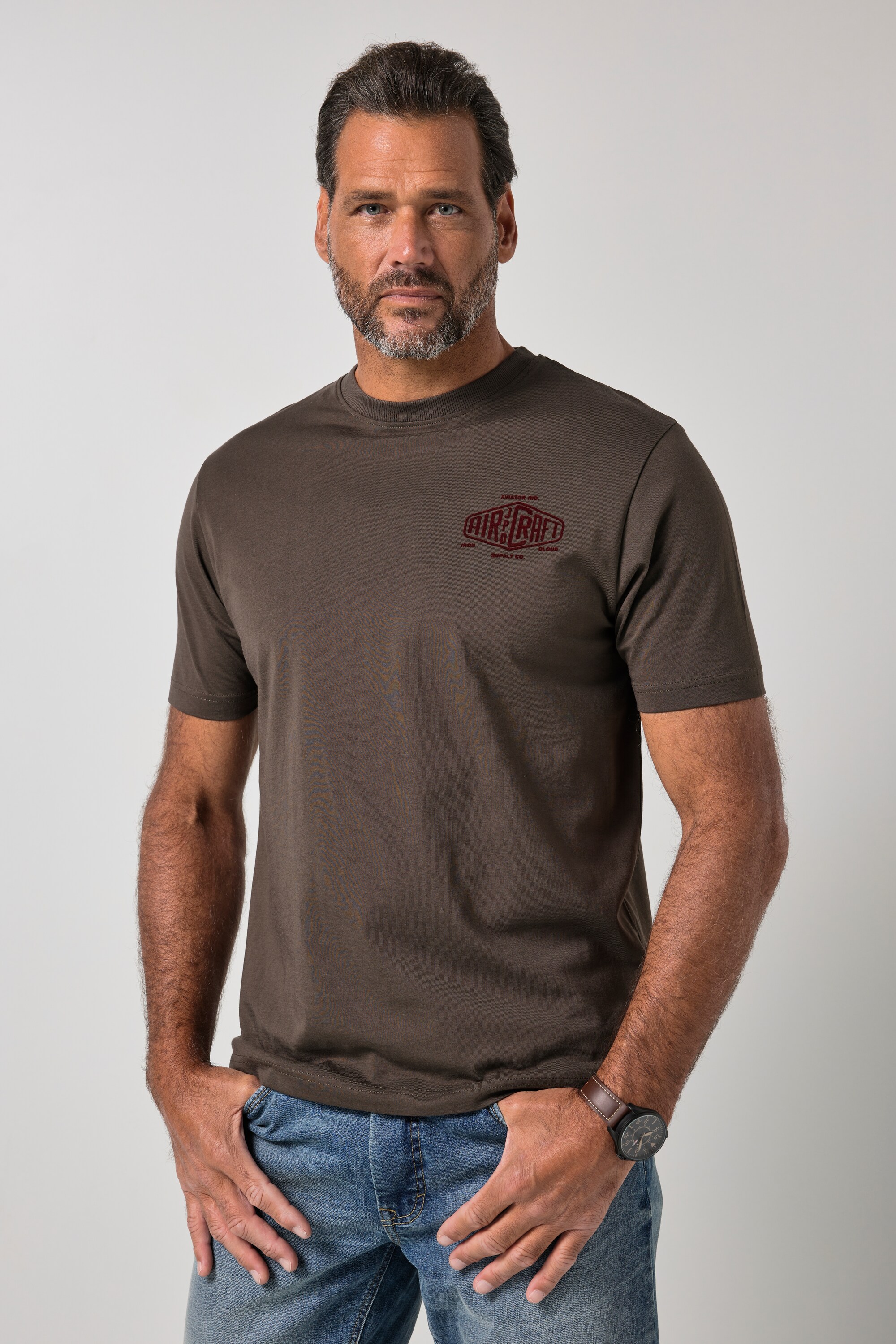 T-shirt à manches courtes et imprimé, JP1880