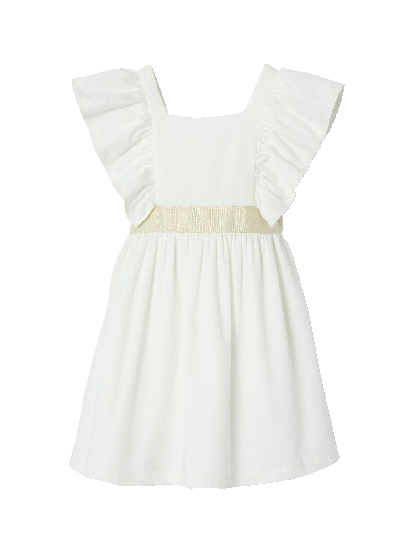 Robe cérémonie ceinture dorée, VERTBAUDET