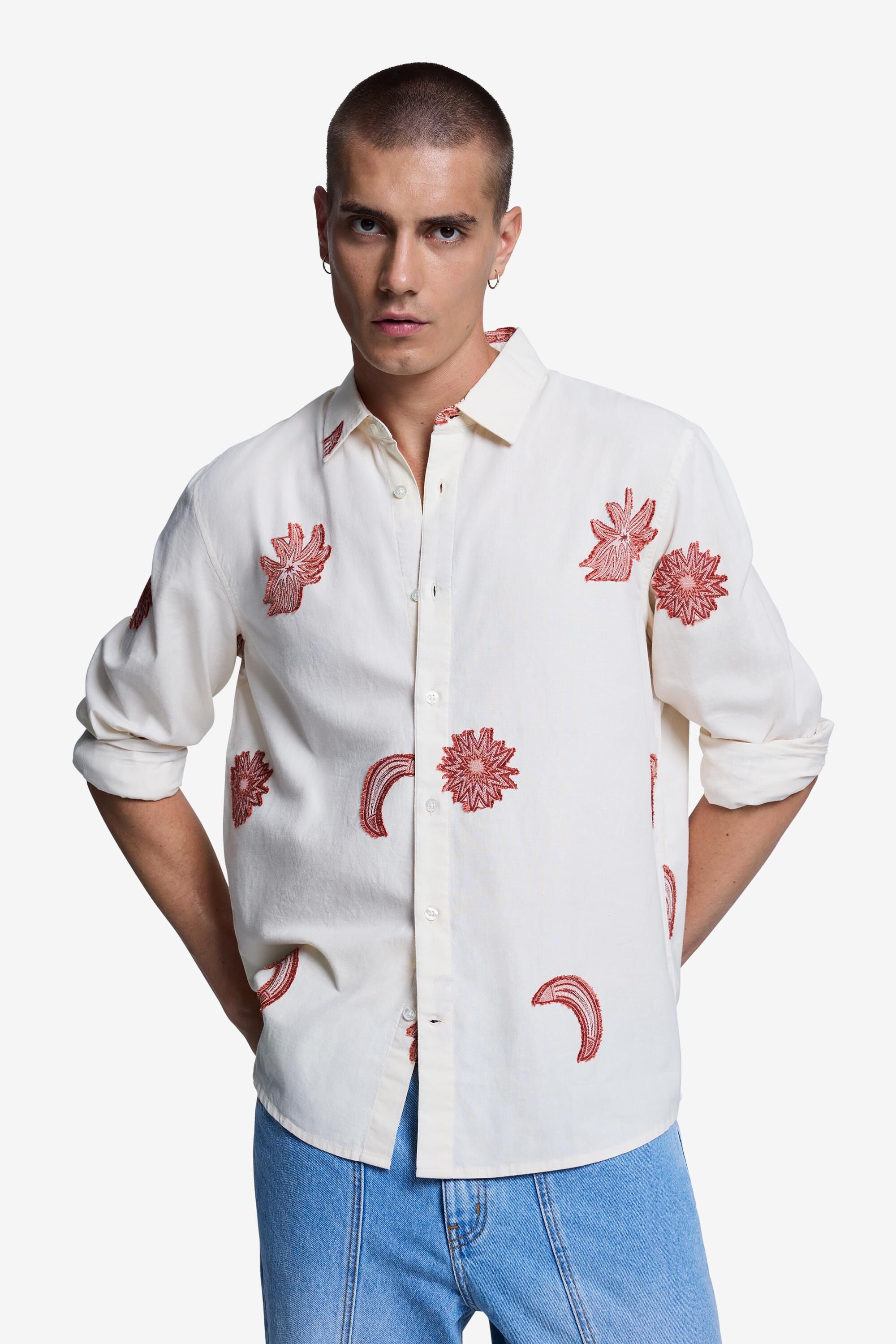 Chemise jacquard imprimée, DESIGUAL