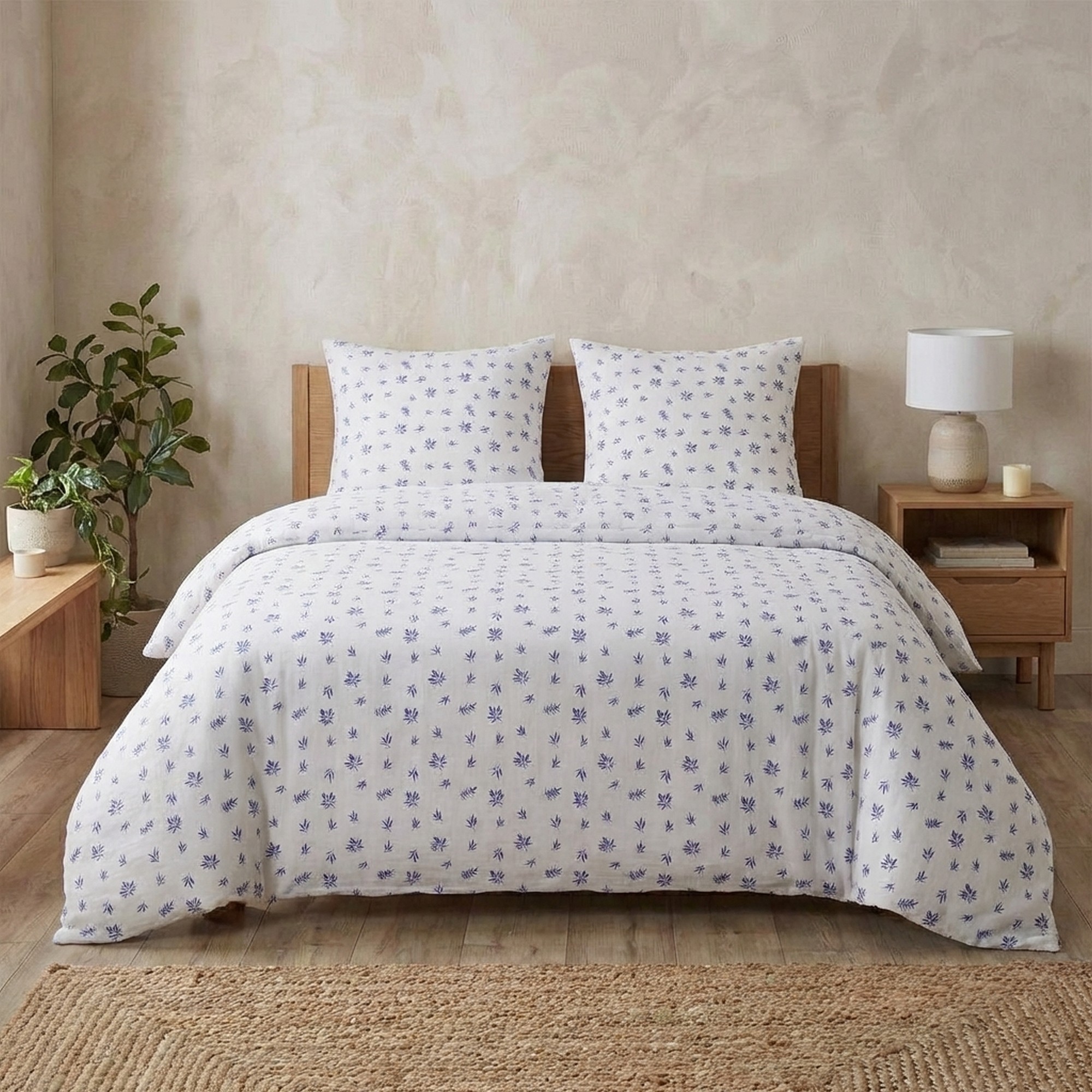 Parure de lit - Housse de couette en Gaze de Coton, EDEN