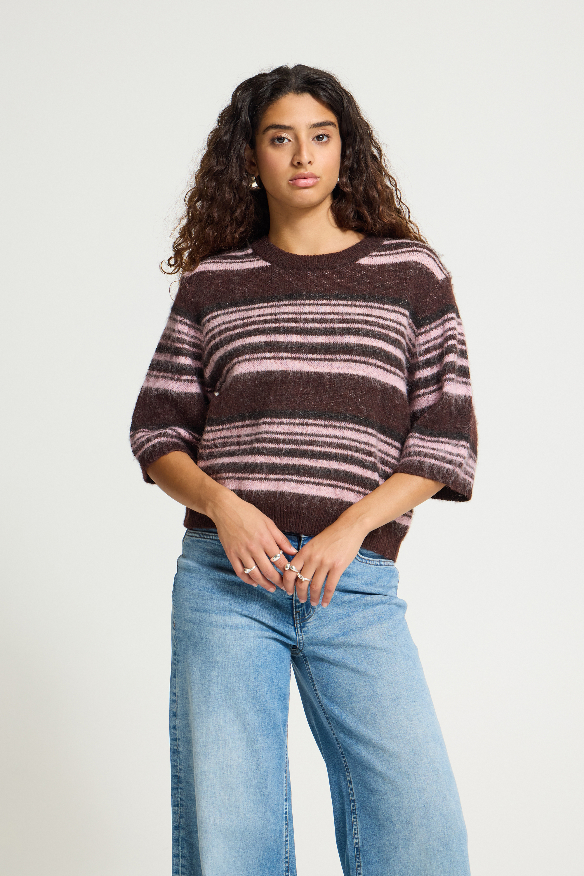 Pull en maille manches longues, ICHI