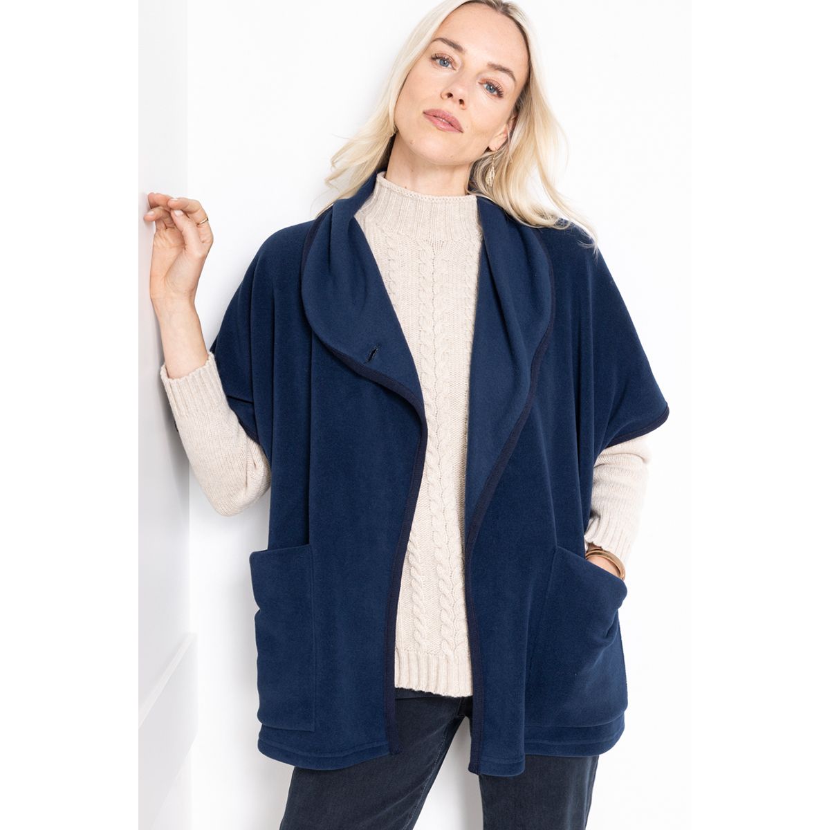 Cape bleu marine femme La Redoute