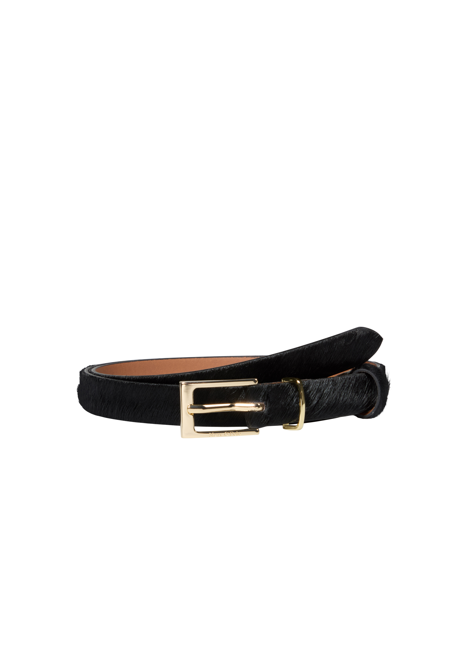 Ceinture modèle Gusa avec une surface en poils naturels, MARC O'POLO