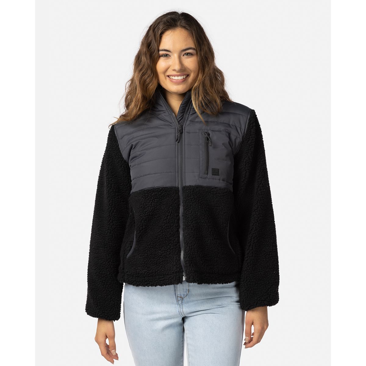 Trippin Sherpa - Sweat à capuche zippé pour Femme