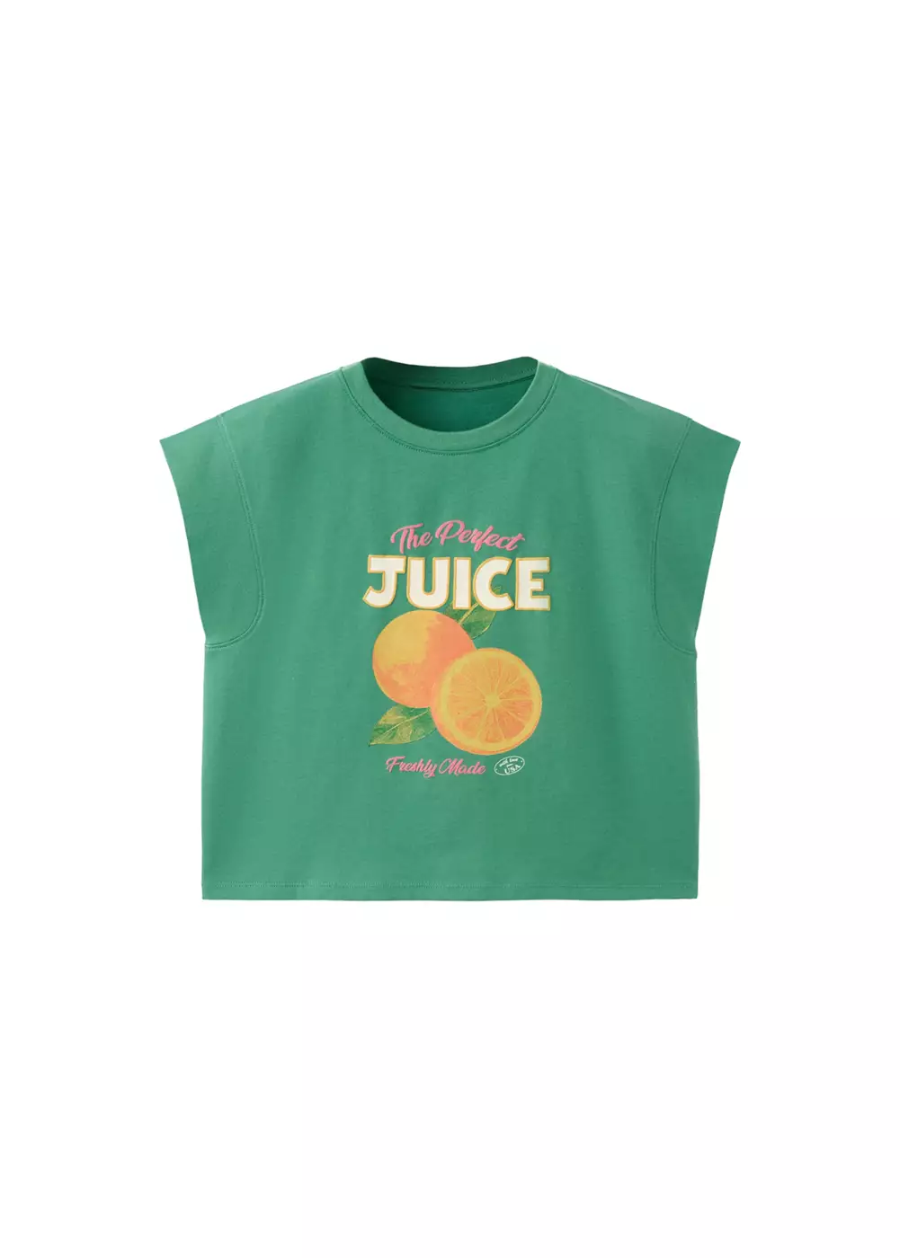 LC WAIKIKI T-shirt Fille en Coton à Manches Longues Imprimé Col Rond