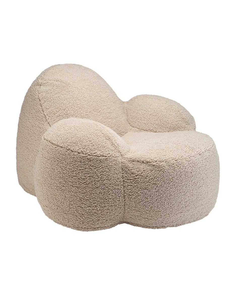 Momo Pouf Fauteuil Ado en Teddy, WIGIWAMA