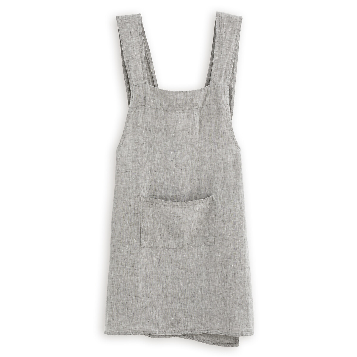 Victorine Washed Linen Chambray Japanese Apron