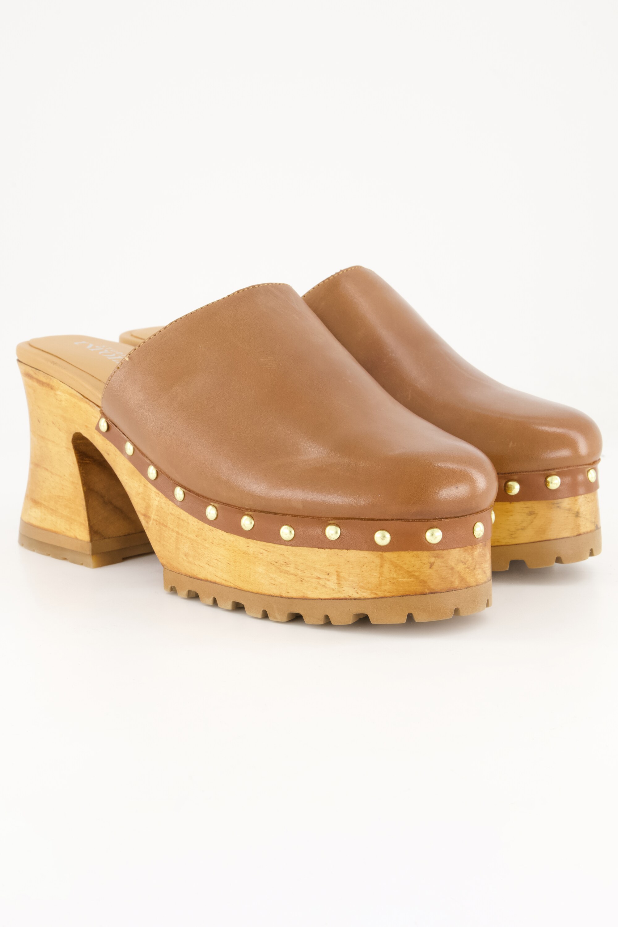 Sabots En Cuir Authentiques Pour Femme Et Homme – Chaussures En Bois Confortables – Mules Colorées Au Choix