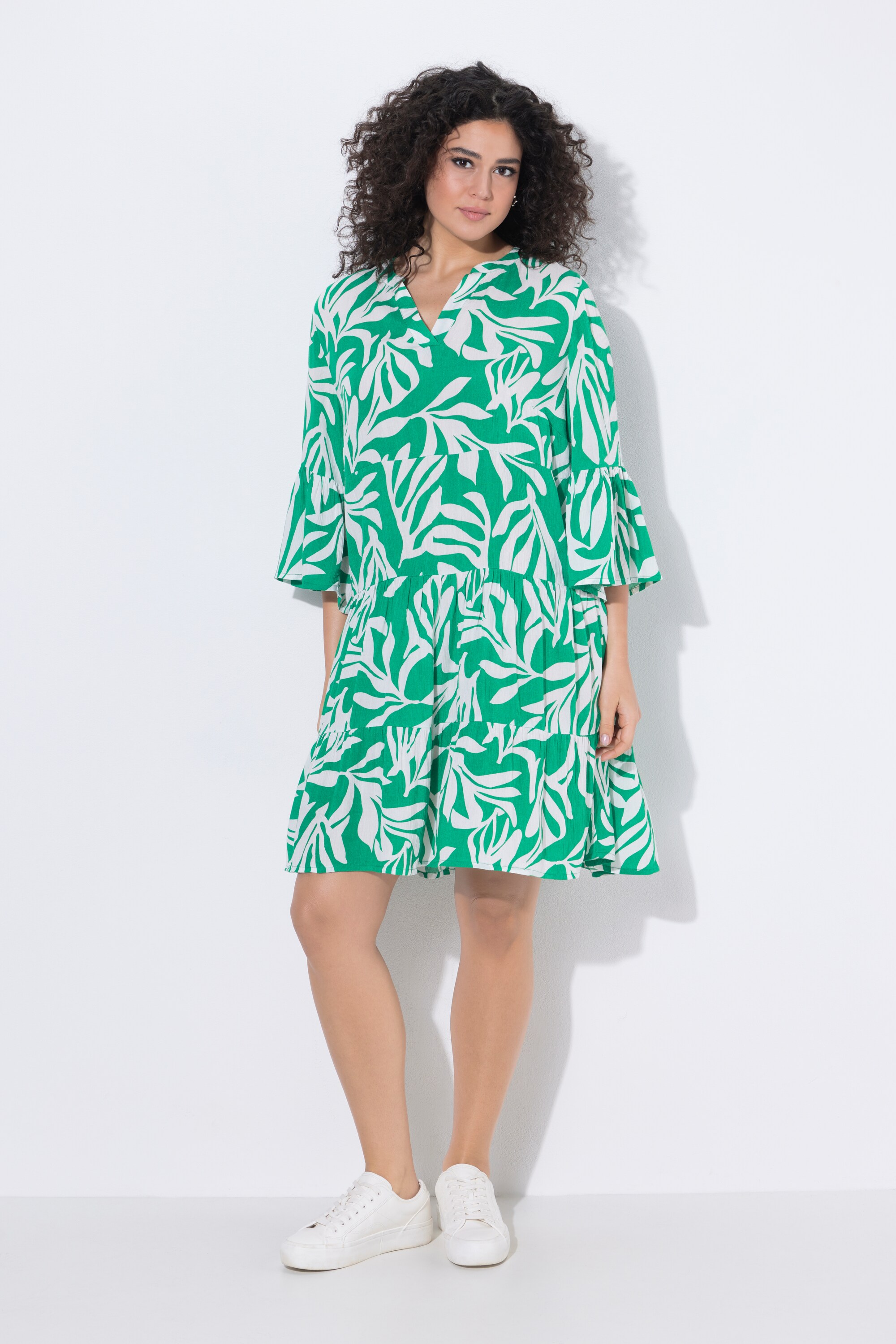 Robe midi, coupe évasée, ULLA POPKEN