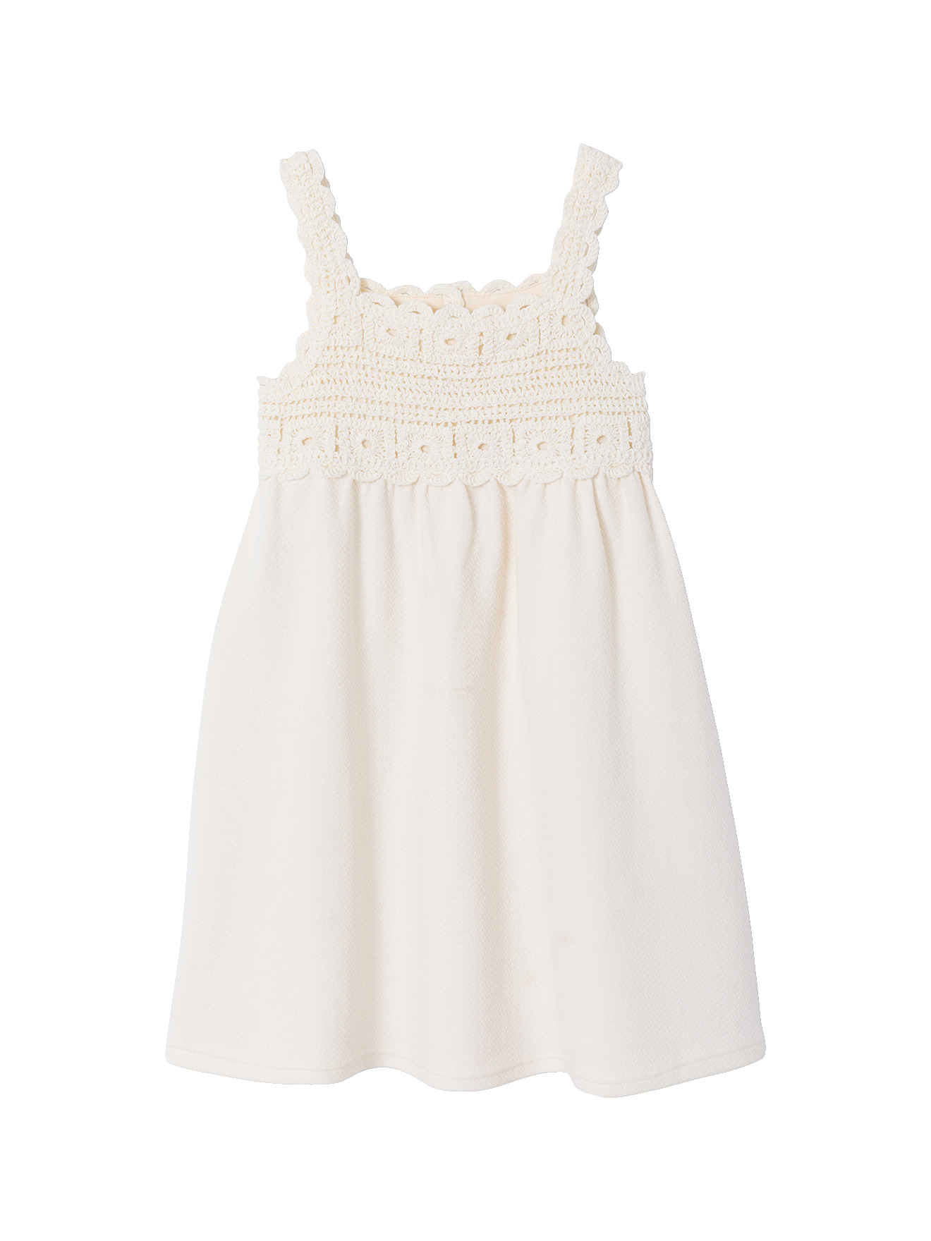 Robe crochet bretelles, VERTBAUDET