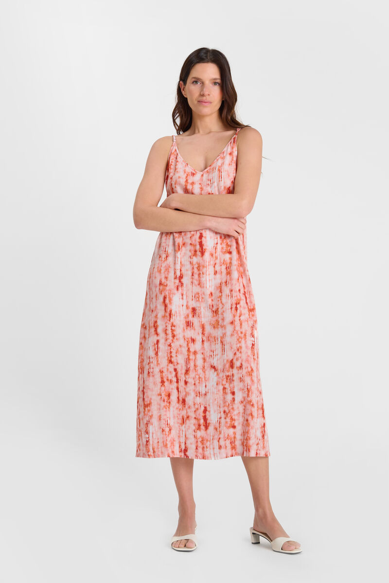 Robe longue droite MAENA, LE TEMPS DES CERISES