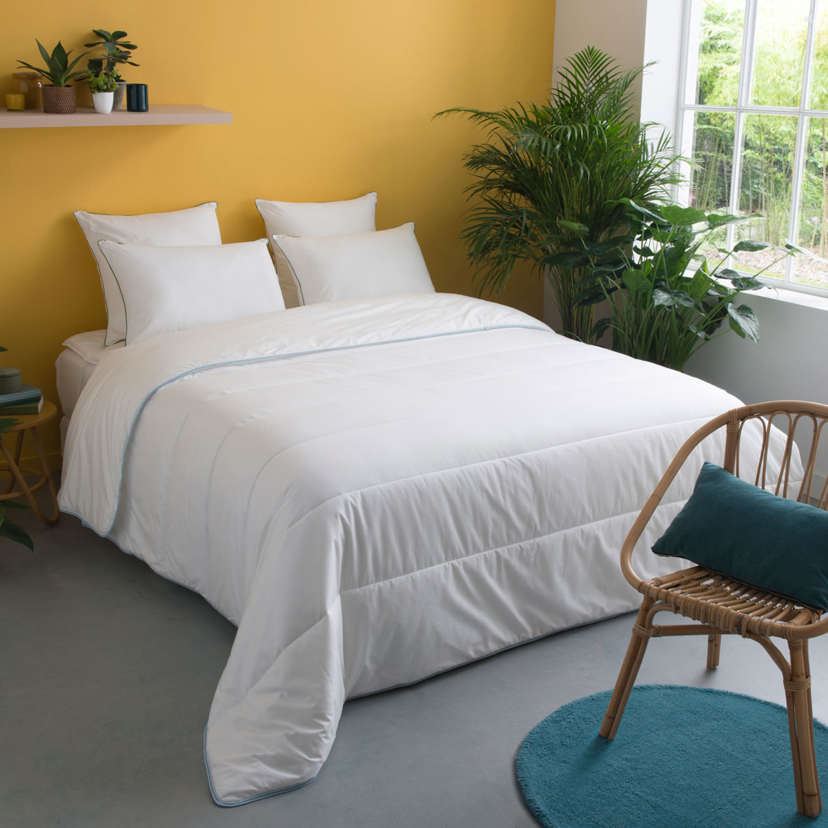 Couette TEMPEREE Respirante - Coton Tencel - Suzette, WAKE ME GREEN
