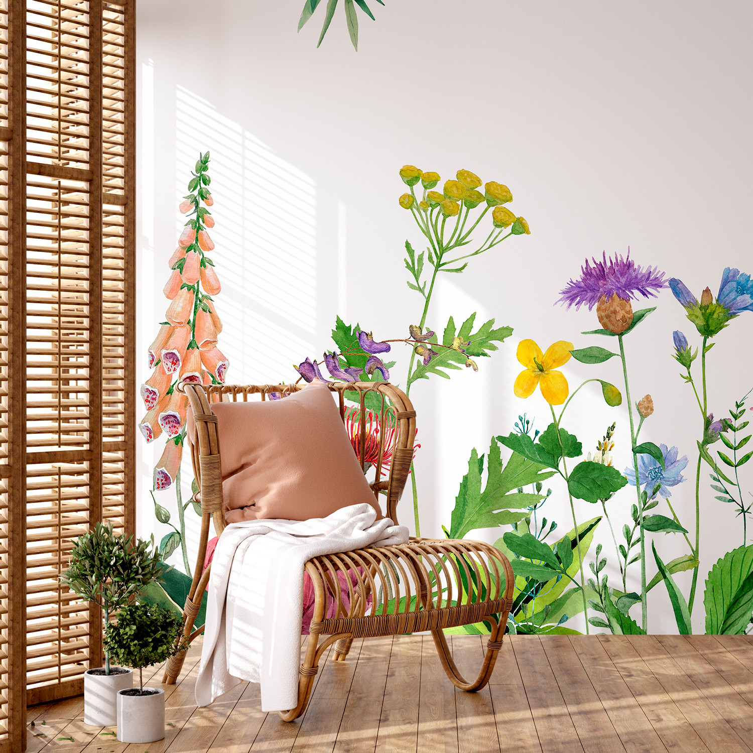 Papier peint panoramique DAME NATURE, LE PAPIERS DE NINON