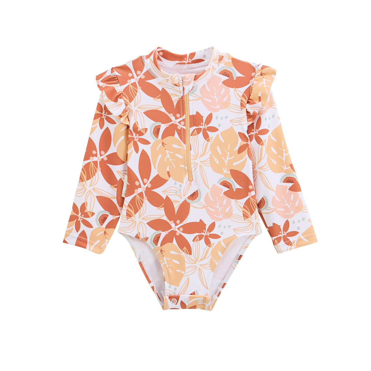 Maillot de bain 1 pièce bébé manches longues Cassis, PETIT BEGUIN
