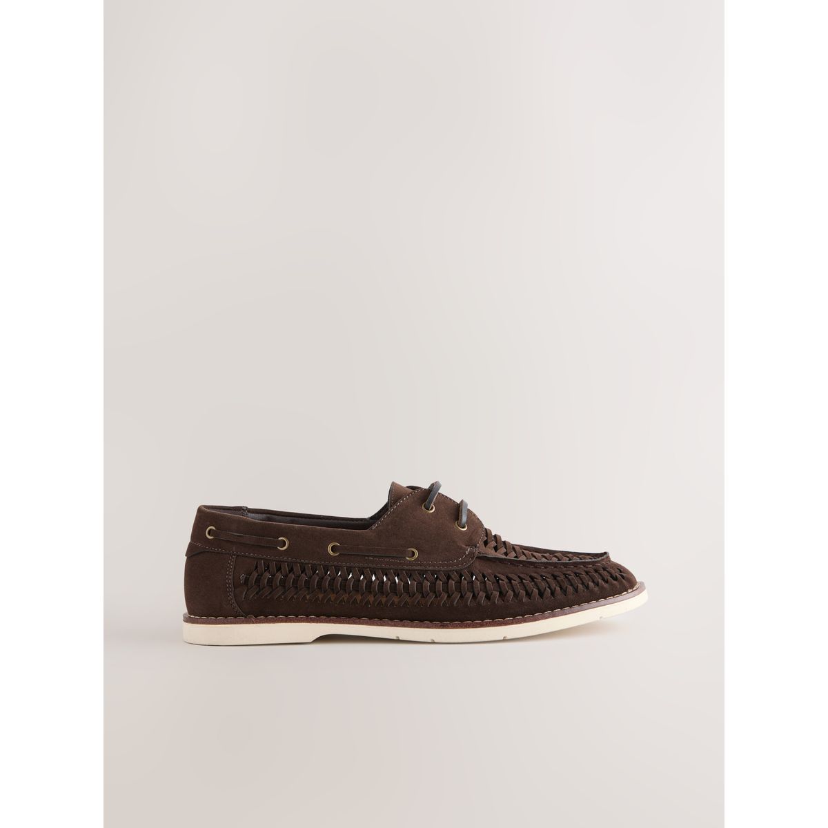 Chaussures bateau tissées, NEXT