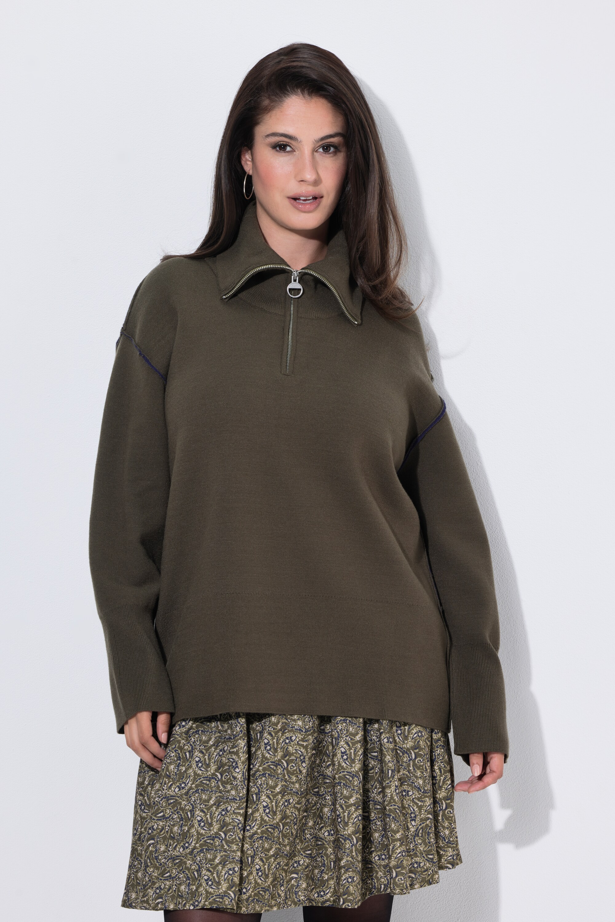 Pull en maille, col camionneur, ULLA POPKEN