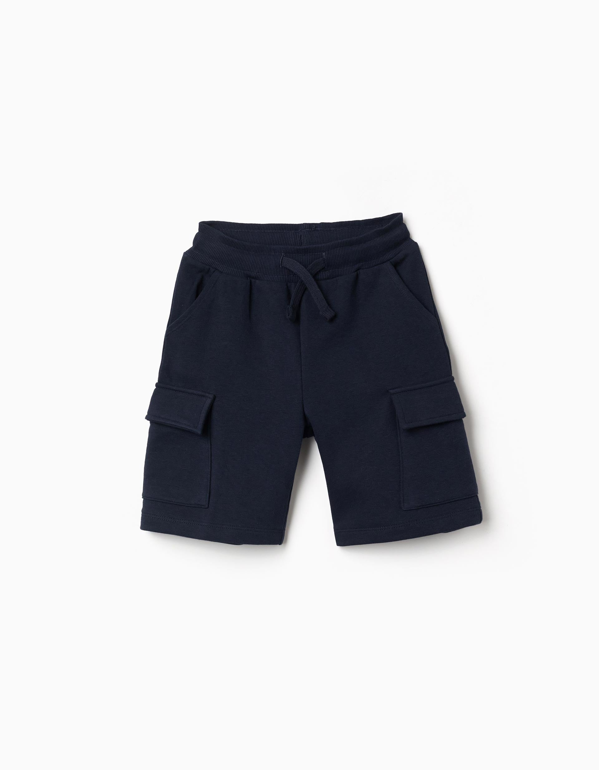 Short en molleton avec poches cargo et cordon de serrage, ZIPPY