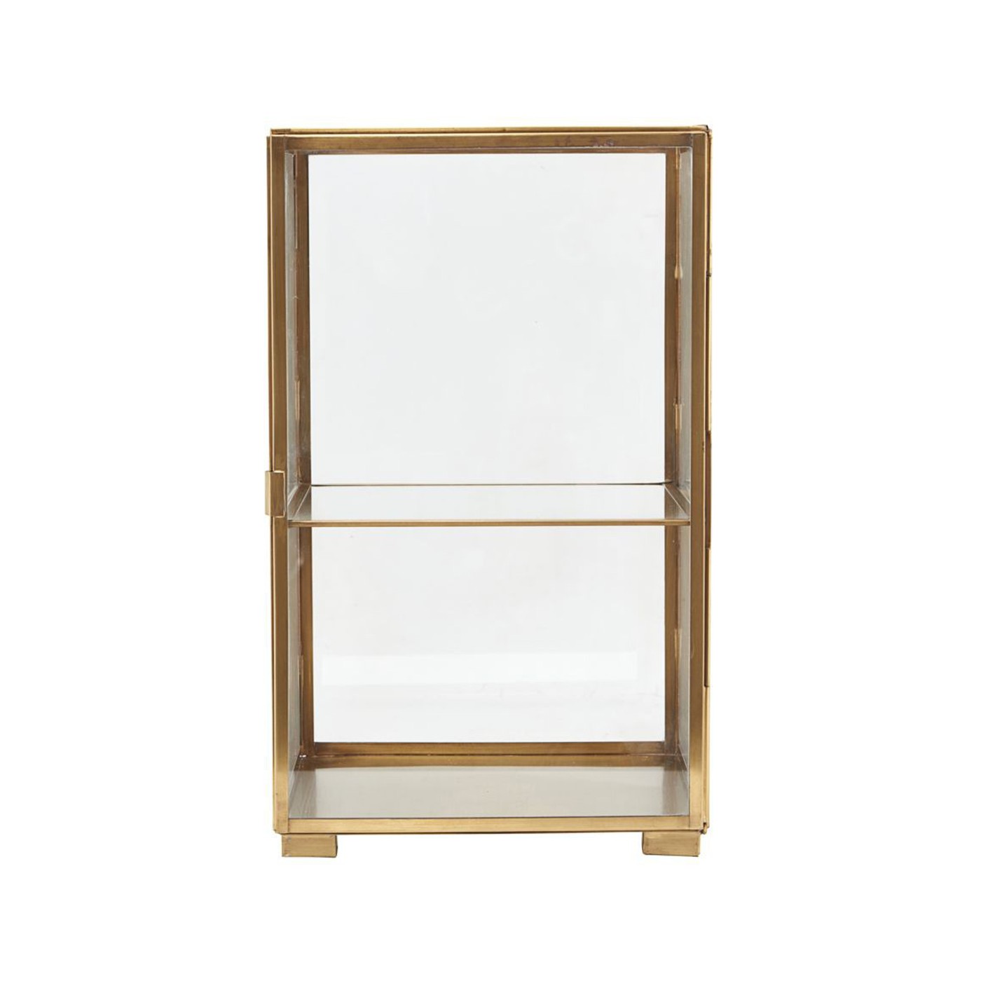 Vitrine Glass Laiton h 41 cm, HOUSE DOCTOR