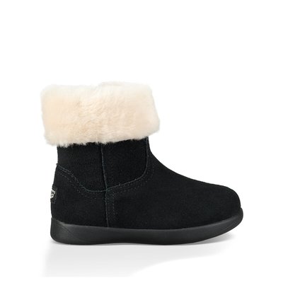 Kids T Jorie II Ankle Boots in Suede with Faux Fur UGG
