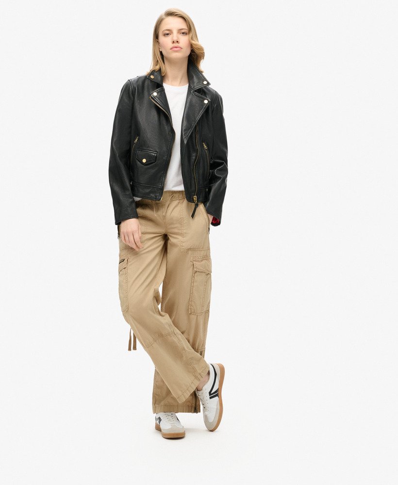 Pantalon cargo taille basse élastique Vintage, SUPERDRY