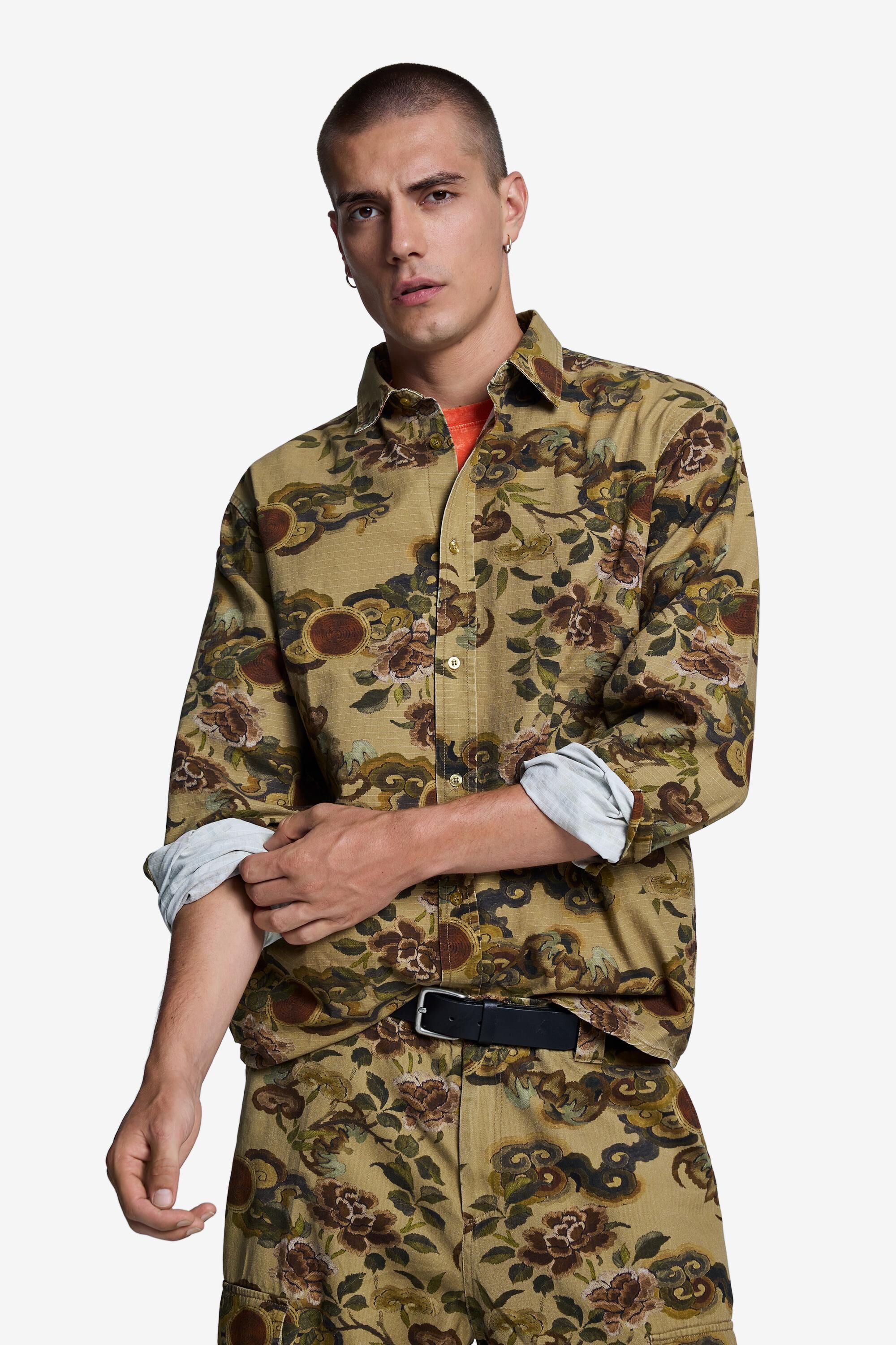 Chemise à imprimé dragon, DESIGUAL