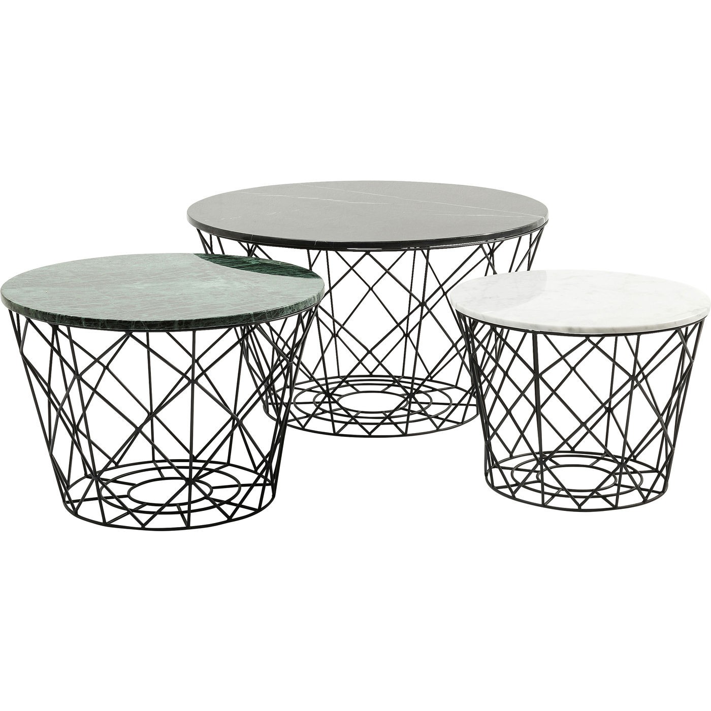 Tables basses East Coast set de 3, KARE DESIGN