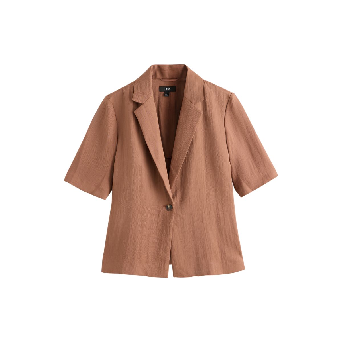 Blazer à manches courtes effet froissé, NEXT