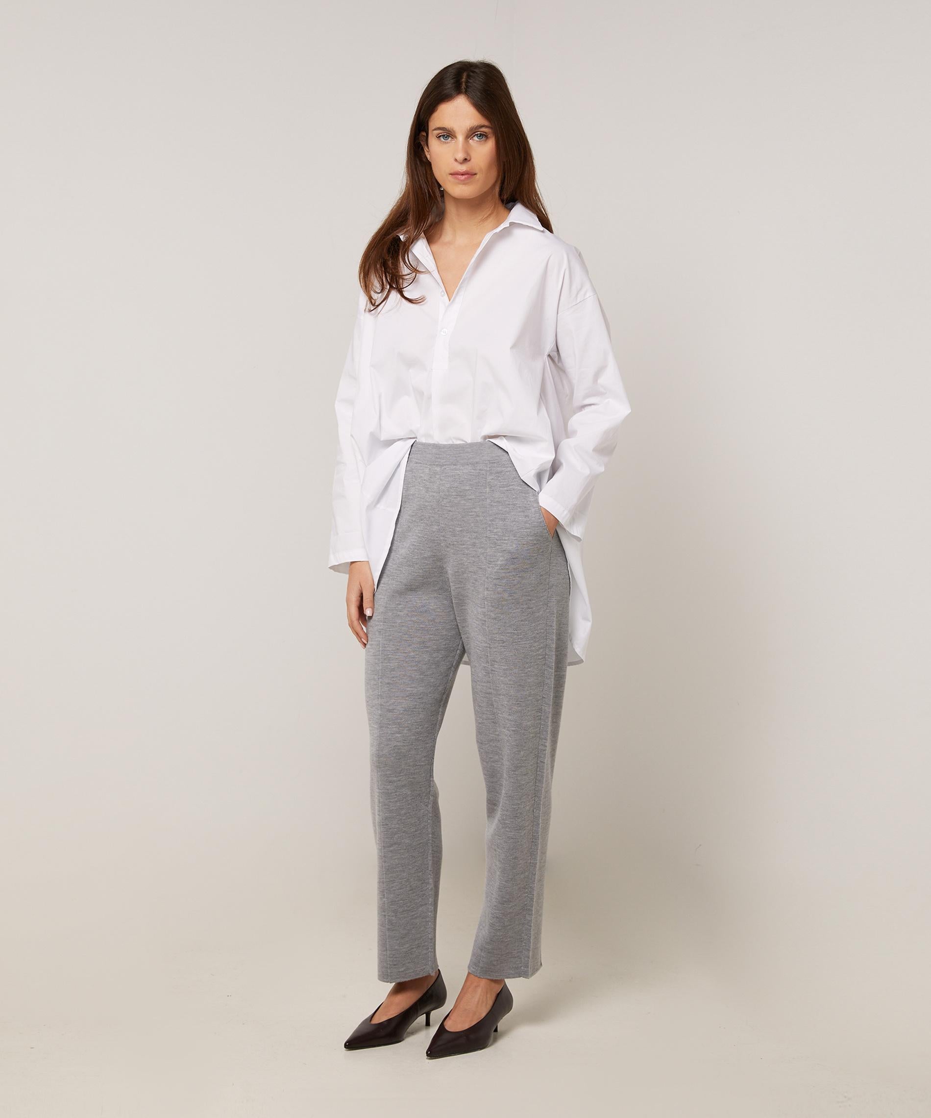 Pantalon droit en laine milano, RODIER