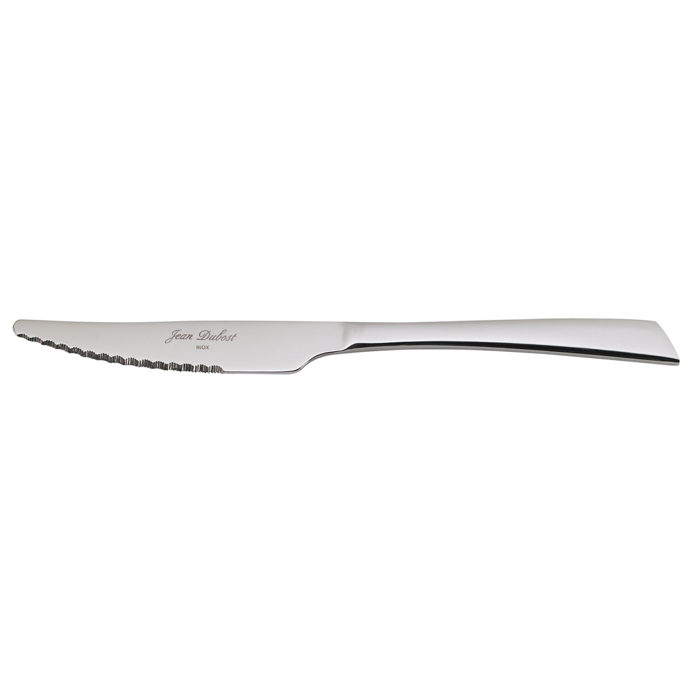 Couteau de table monobloc Delta inox (lot de 6), JEAN DUBOST