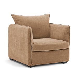 Fauteuil velours stonewashed, Neo Chiquito