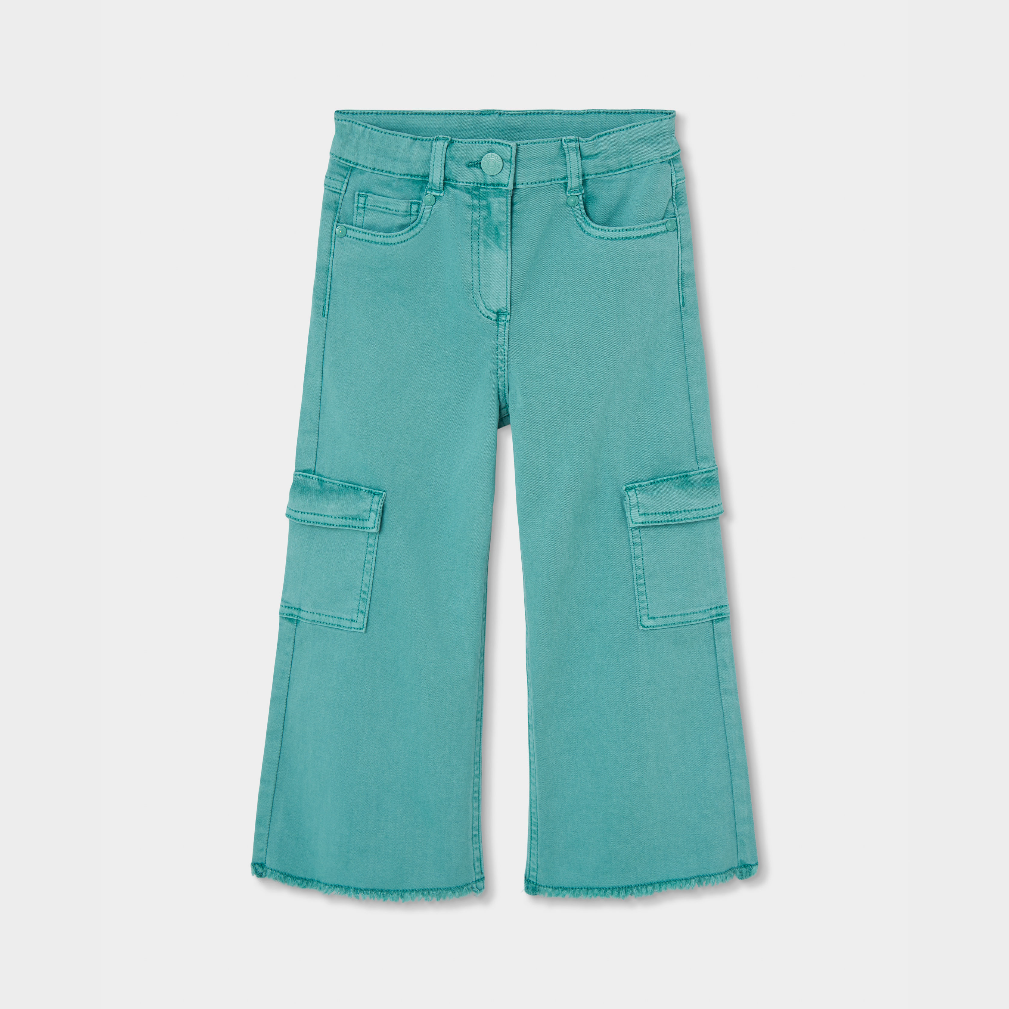 Pantalon fille cargo avec poches, BOBOLI