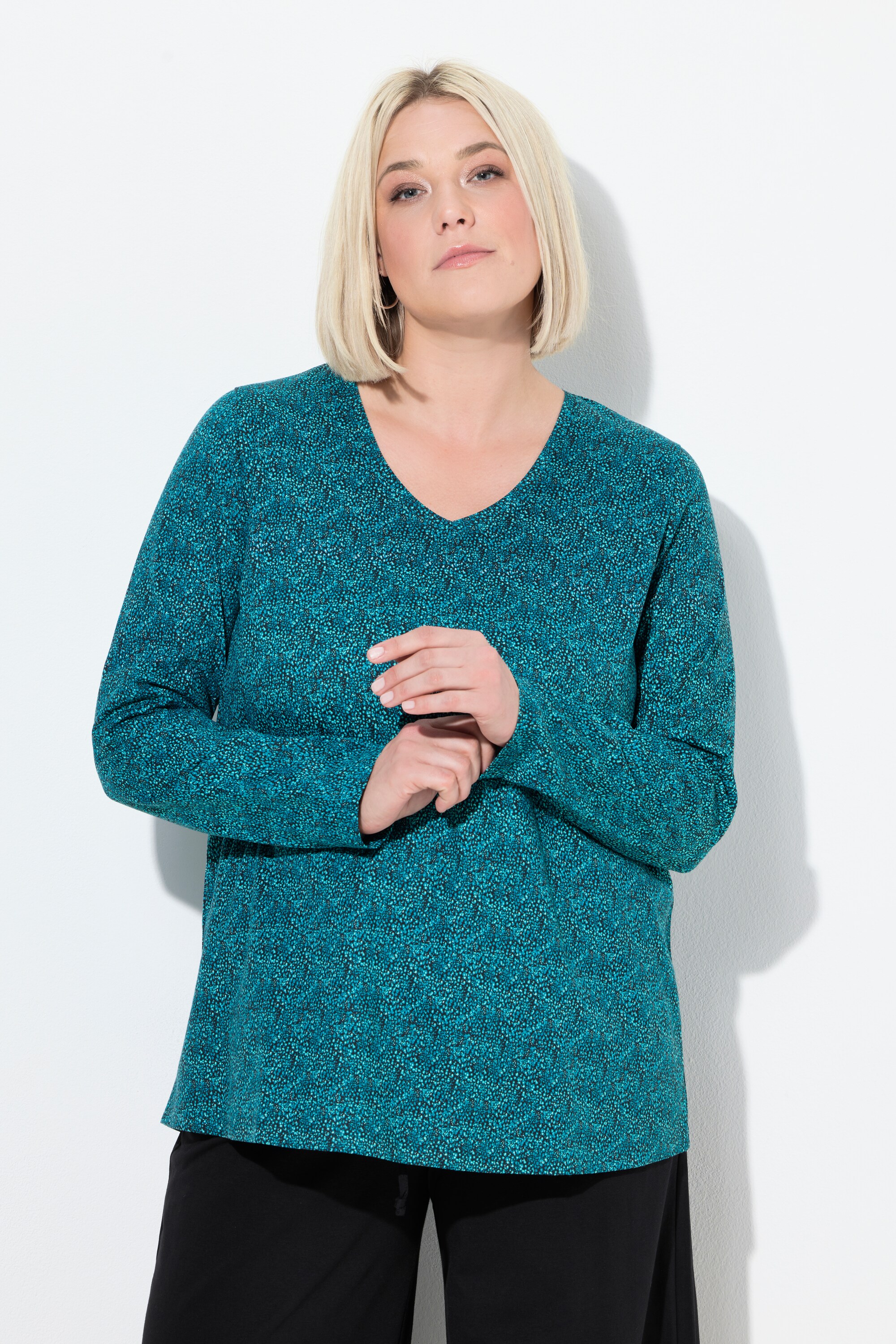 T-shirt imprimé, coupe évasée, ULLA POPKEN