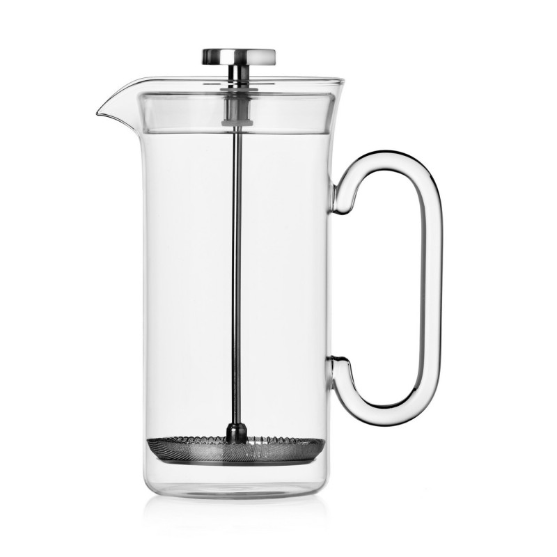Cafetière à piston design verre borosilicate CLARINETTE, ICHENDORF