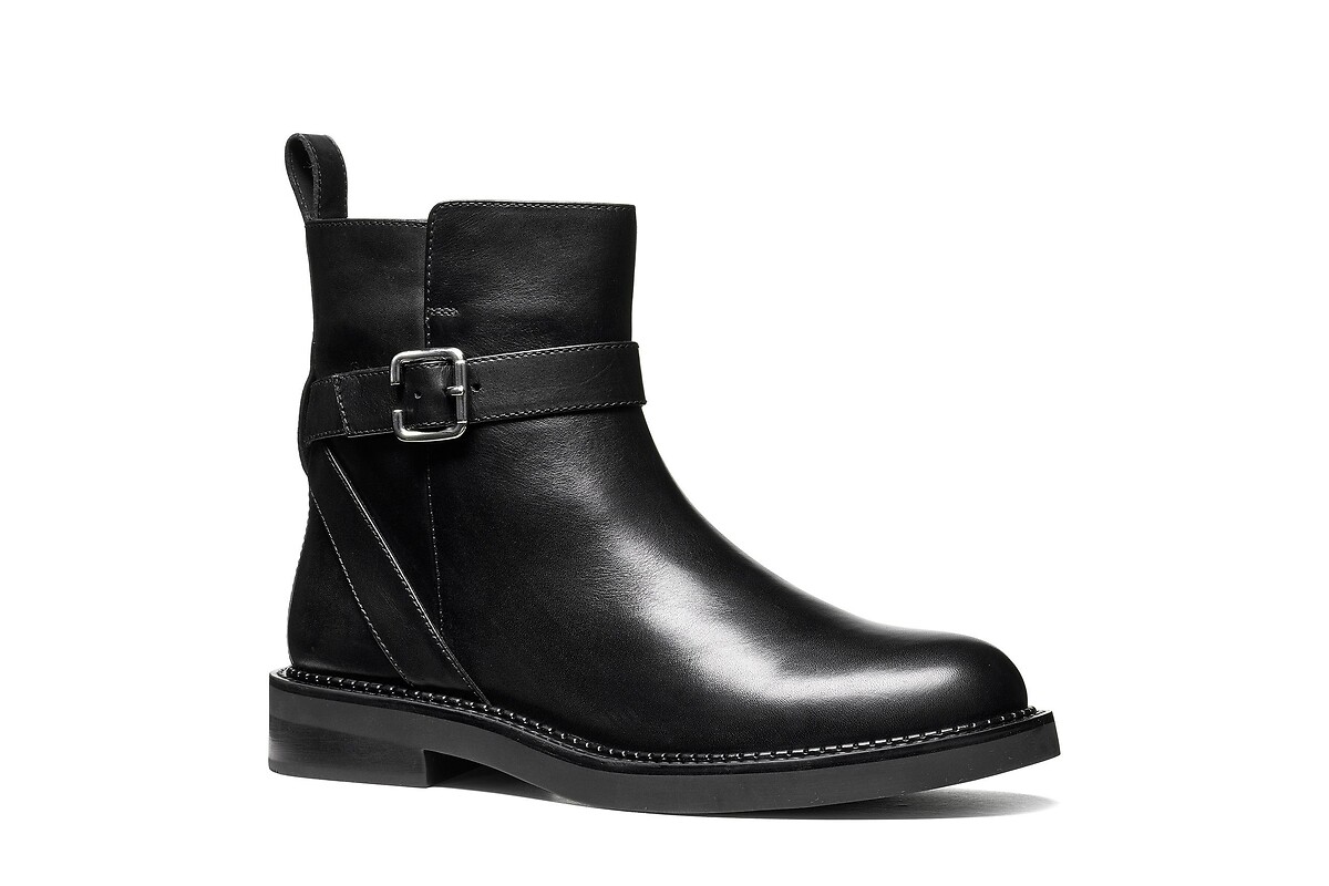 GEOX Botines de piel con cremallera SERILDA — foto 2