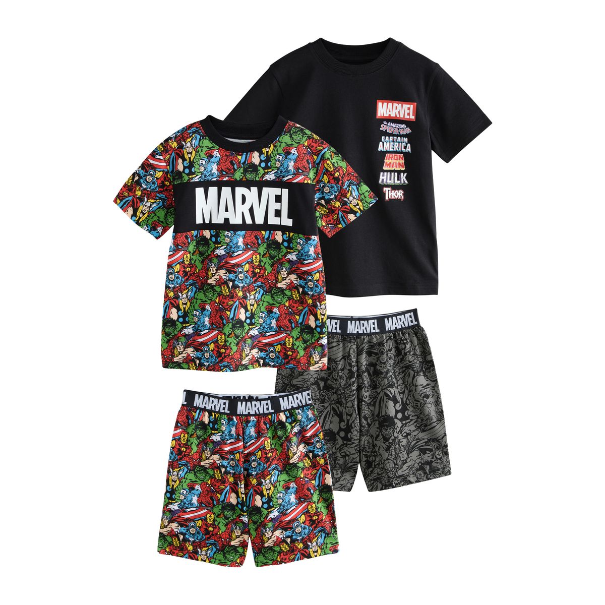Pyjamas shorts marvel, lot de 2, NEXT