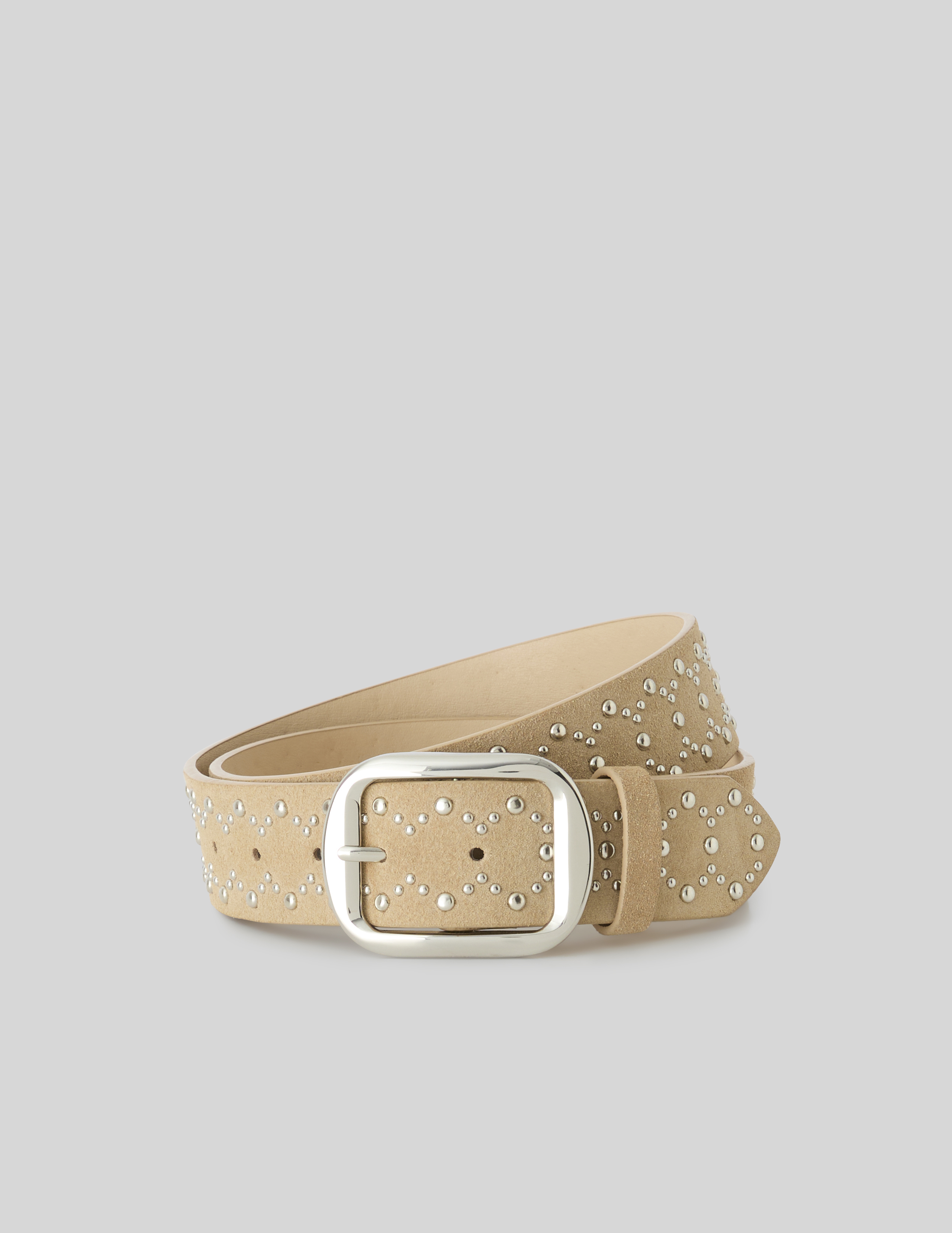 Ceinture en cuir à clous, BZB