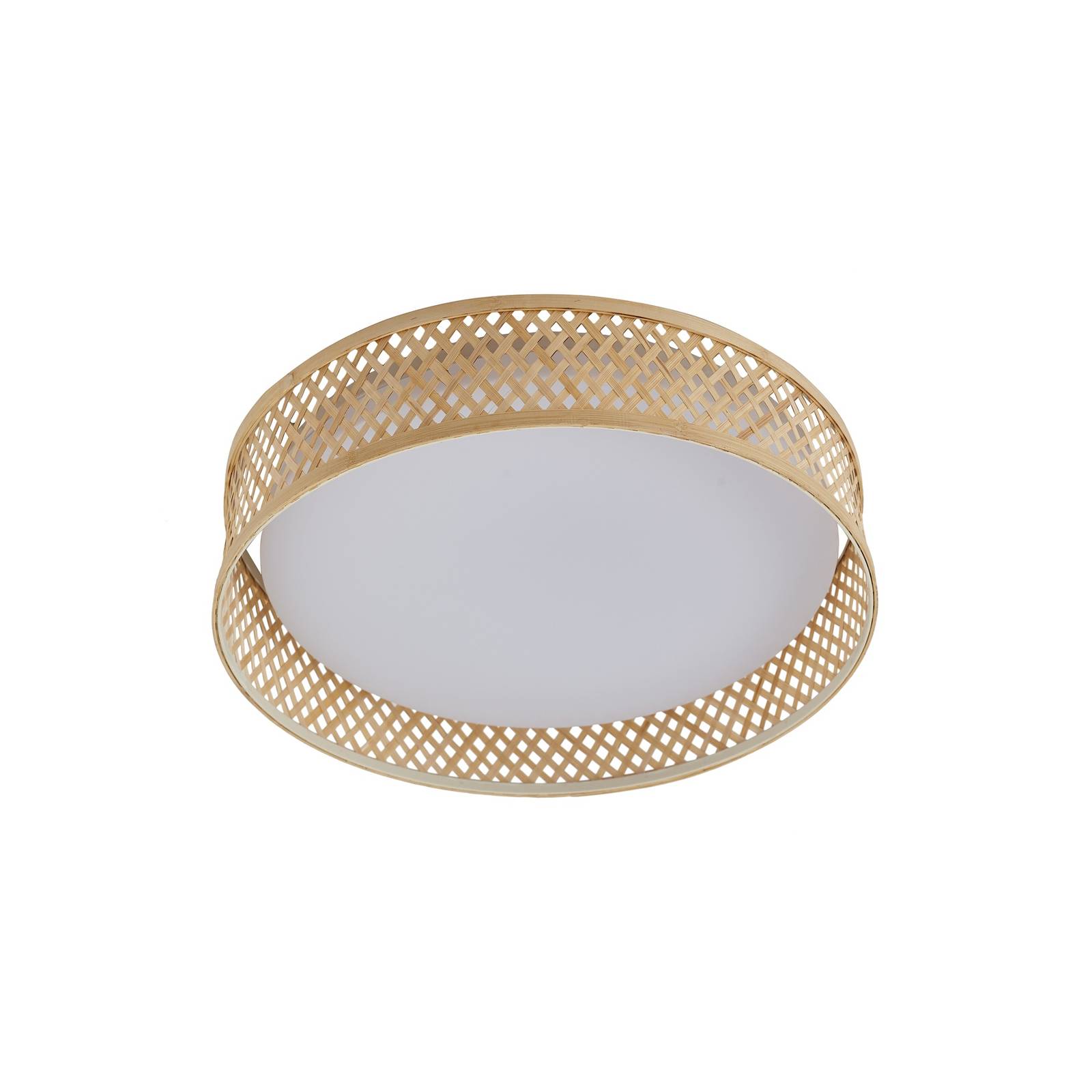 Plafonnier en bambou moderneLED, Eilif, LINDBY