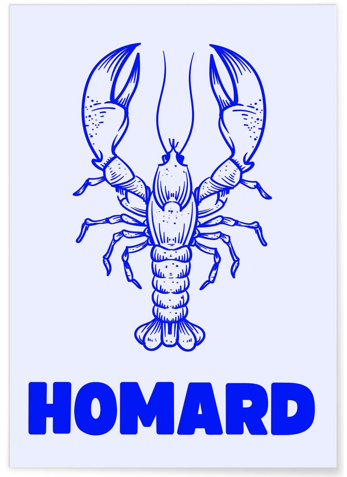 Affiche Homard, L'AFFICHERIE