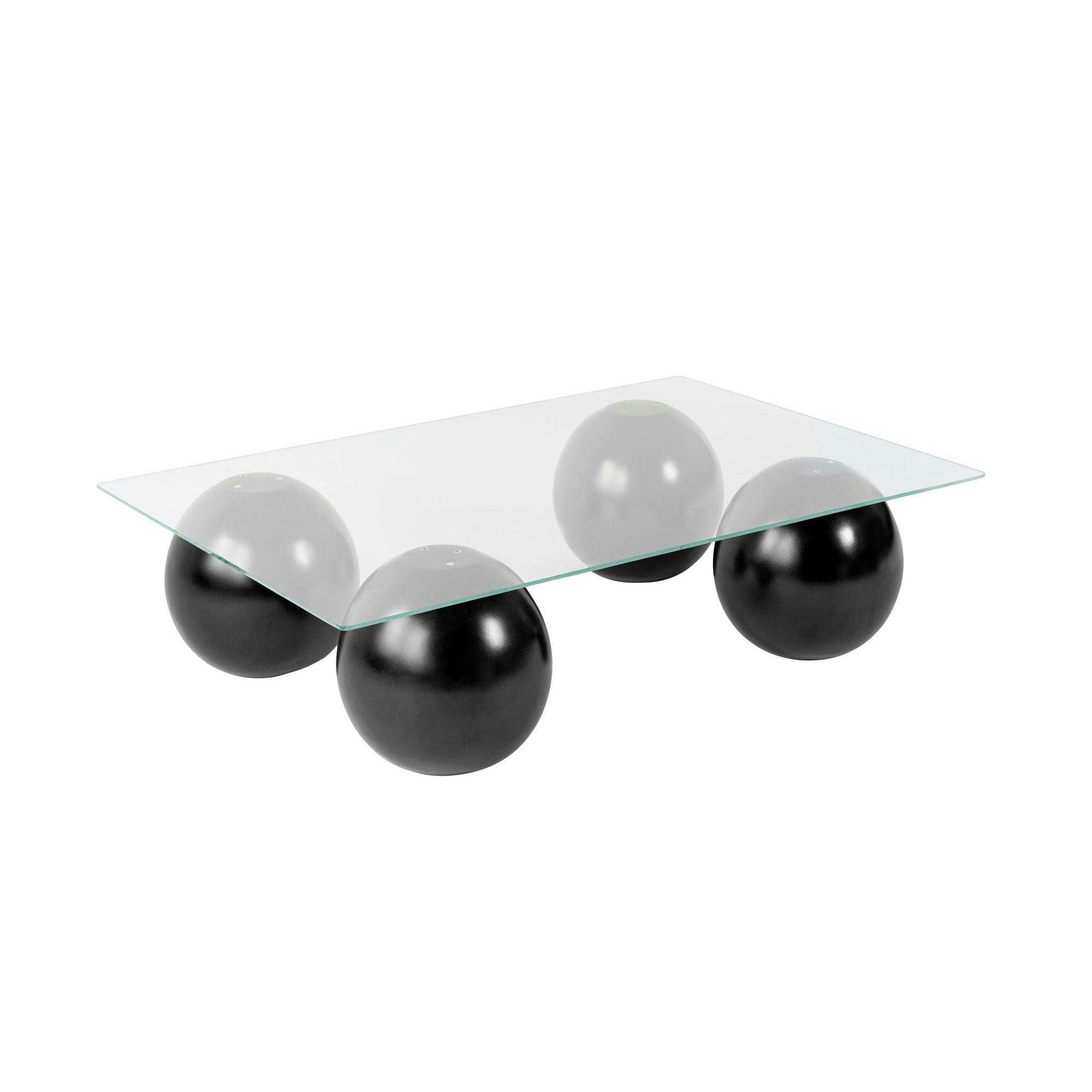 Table basse en verre 4 pieds boule KOCHI, PIER IMPORT