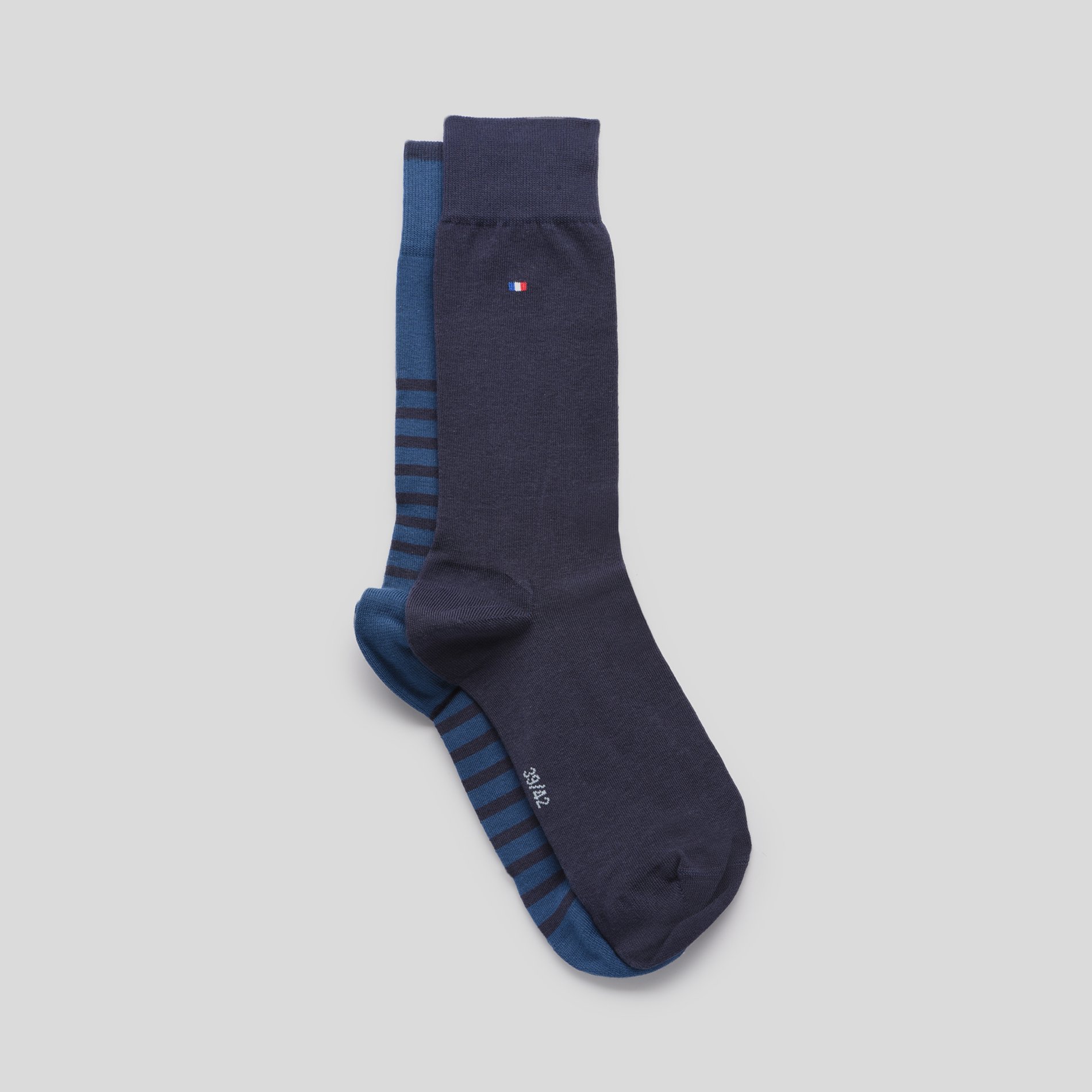 Lot de 2 paires de chaussettes en laine, MONOPRIX