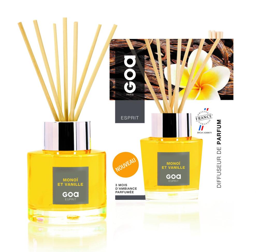 Parfum d'intérieur - Goatier Esprit Monoï et vanille 200 ml - ESPRIT, GOA
