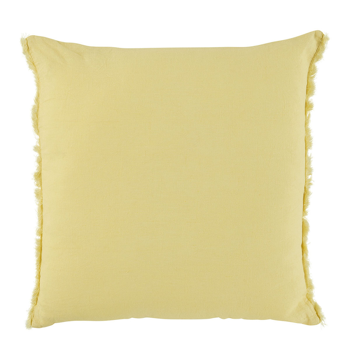 Housse de coussin CHLOÉ lin lavé, BLANC D’IVOIRE