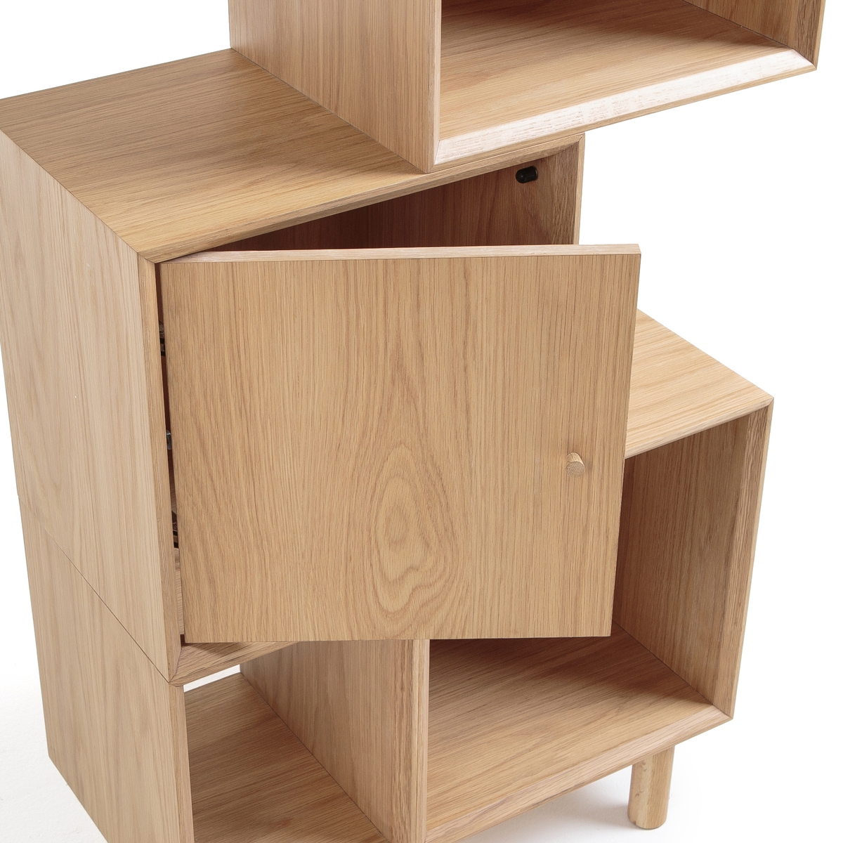 Product photograph of Sappari Oak Bookcase from La Redoute UK