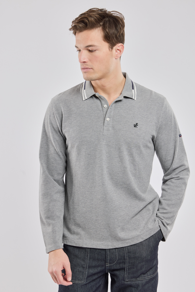 Polo manches longues piqué, ARMOR-LUX