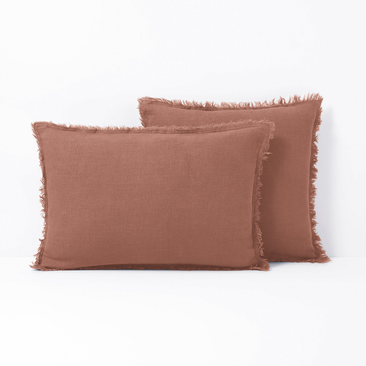 Federa Per Cuscino 45x45 Cm In Cotone E Lino MFGNEH - Scritta 'Fall In Love' Con Foglie D'acero - Decorazione Autunnale Per Divano E Letto - Cerniera Invisibile, Solo Fronte Stampato