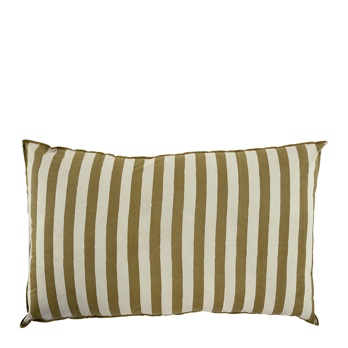 Housse de coussin coton 80x50, BLANC D’IVOIRE
